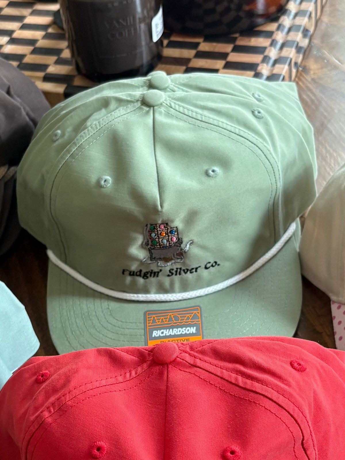 Sage green hat!!